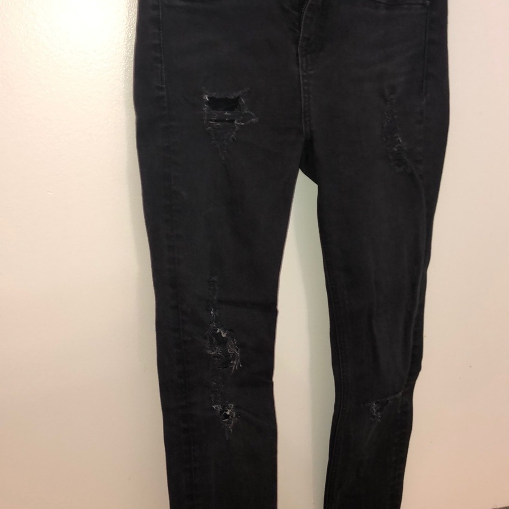 Black Ripped Jeans - Picture 2 of 3
